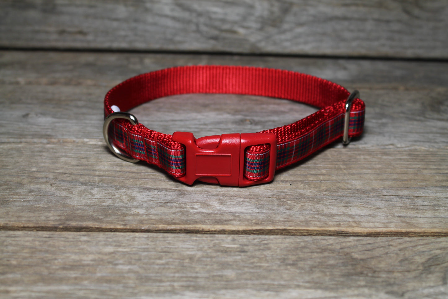 Fraser Clan tartan - dog collar
