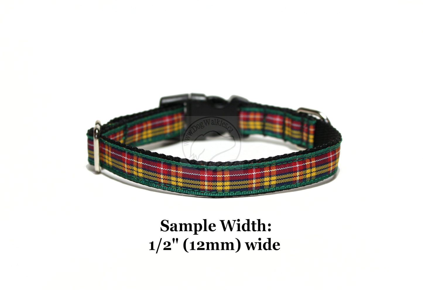 Buchanan clan tartan - dog collar