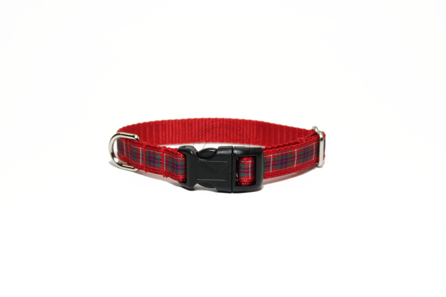 Fraser Clan tartan - dog collar