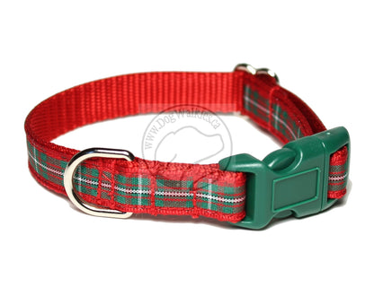 MacGregor Clan tartan - dog collar