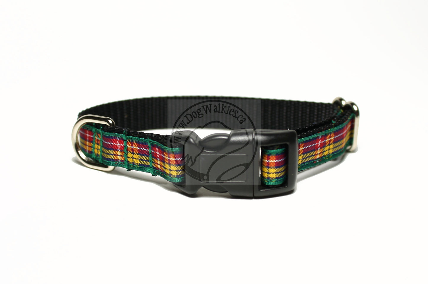 Buchanan clan tartan - dog collar