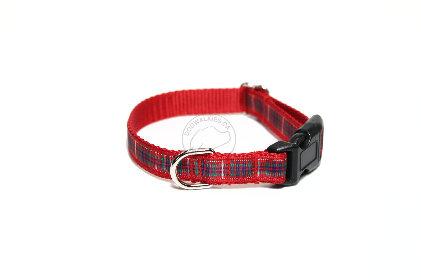 Fraser Clan tartan - dog collar