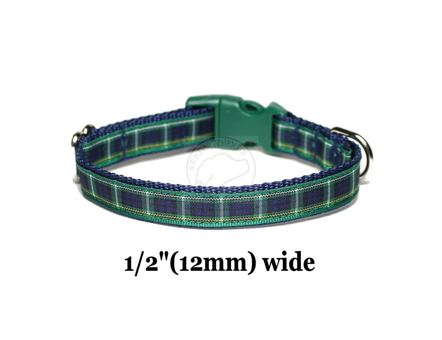 Campbell clan tartan - dog collar
