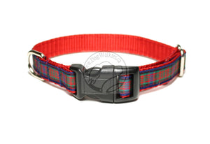 MacDonald Clan tartan - dog collar