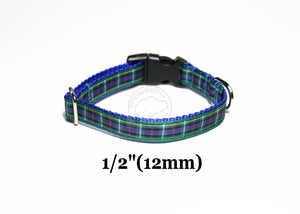 Rose Clan tartan - dog collar