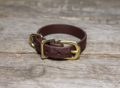 Cat Collar Non-Breakaway Biothane Collar - 1/2" (12mm) wide - all 39 colours