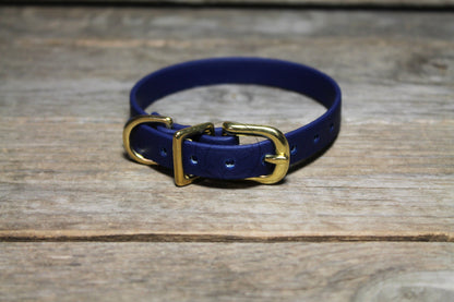 Cat Collar Non-Breakaway Biothane Collar - 1/2" (12mm) wide - all 39 colours