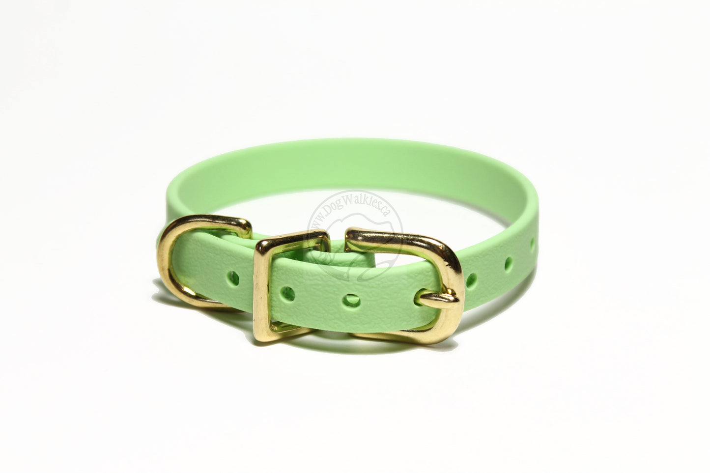 Cat Collar Non-Breakaway Biothane Collar - 1/2" (12mm) wide - all 39 colours