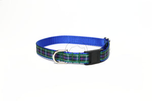 Rose Clan tartan - dog collar