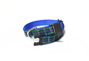 Rose Clan tartan - dog collar