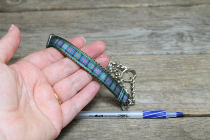 Flower of Scotland tartan - dog collar
