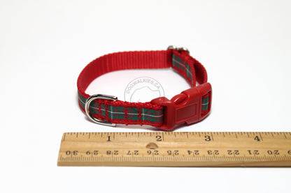 MacGregor Clan tartan - dog collar