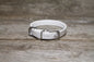 Snow White Biothane Small Dog Collar - 1/2" (12mm) wide