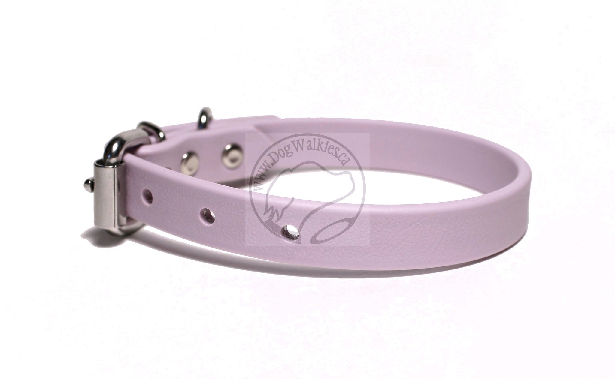 Lavender Purple Pastel Biothane Dog Collar - 5/8"(16mm) wide
