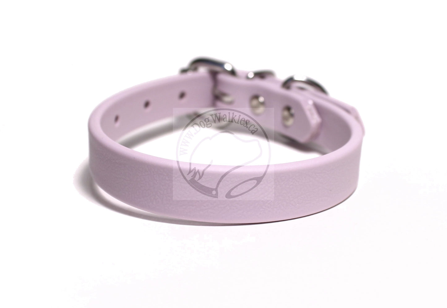 Lavender Purple Pastel Biothane Dog Collar - 5/8"(16mm) wide