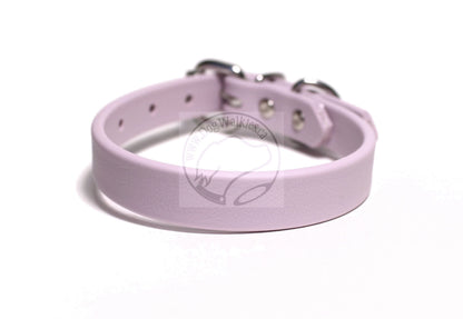 Lavender Purple Pastel Biothane Dog Collar - 5/8"(16mm) wide