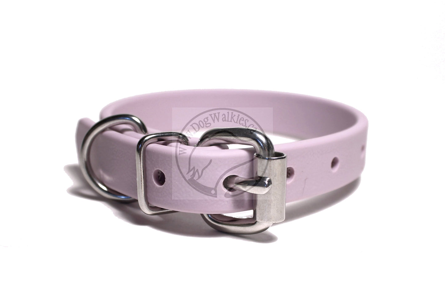 Lavender Purple Pastel Biothane Dog Collar - 5/8"(16mm) wide
