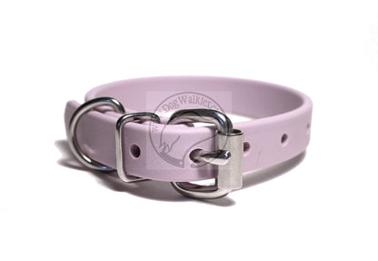 Lavender Purple Pastel Biothane Dog Collar - 5/8"(16mm) wide