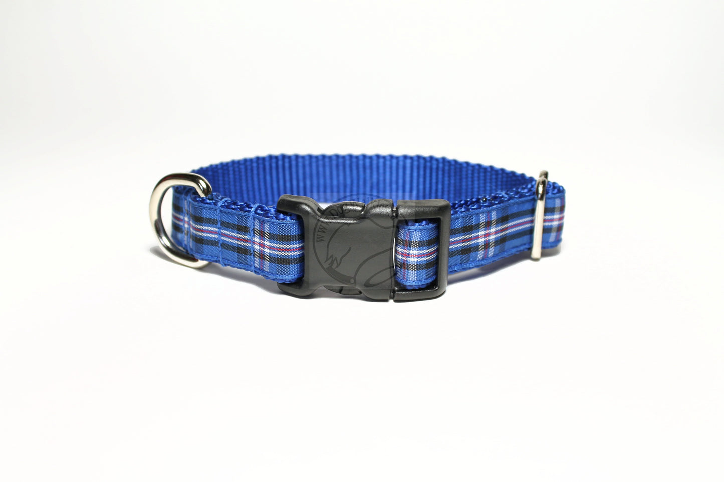 Rangers FC tartan - dog collar