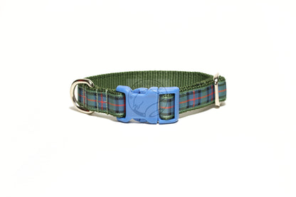 Flower of Scotland tartan - dog collar