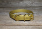 Gold Biothane Dog Collar - 3/4" (20mm) wide