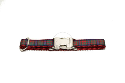 MacDonald Clan tartan - dog collar