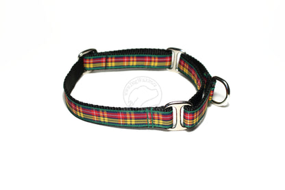 Buchanan clan tartan - dog collar