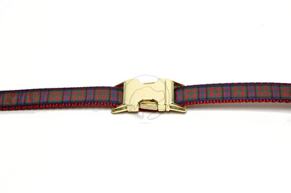 MacDonald Clan tartan - dog collar