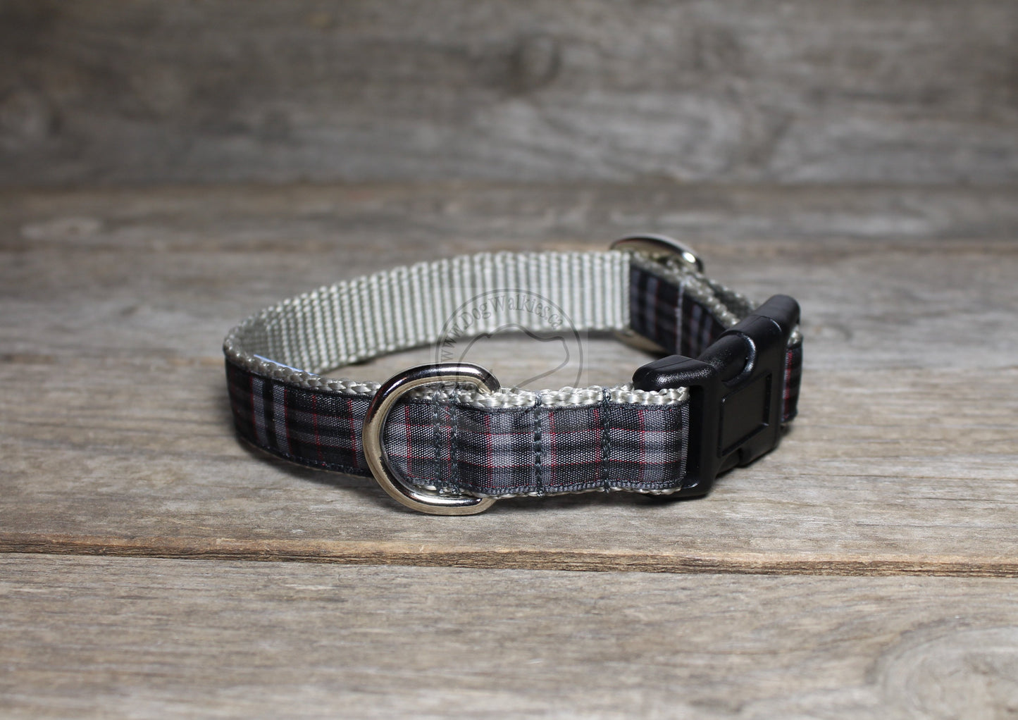 Pride of Scotland Silver tartan - dog collar