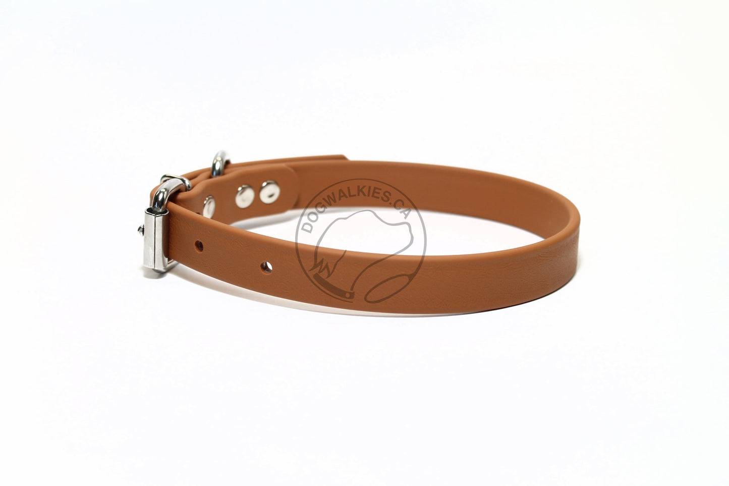 Caramel Brown Biothane Dog Collar - 3/4" (20mm) wide