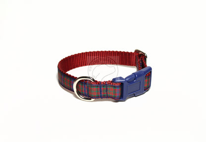 MacDonald Clan tartan - dog collar
