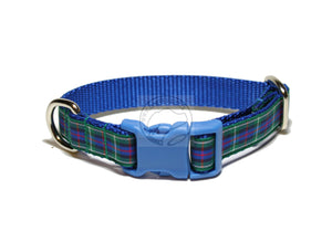 Rose Clan tartan - dog collar