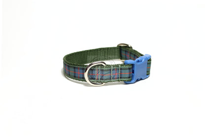 Flower of Scotland tartan - dog collar