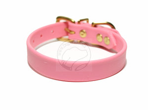 Bubblegum Pink Biothane Dog Collar - 3/4" (20mm) wide