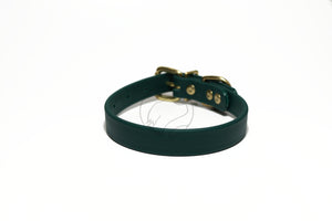 Pine Green Biothane Dog Collar - 3/4" (20mm) wide