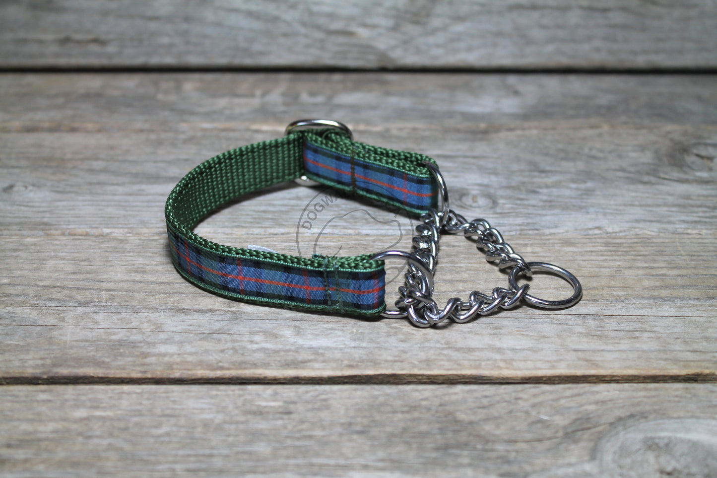 Flower of Scotland tartan - dog collar
