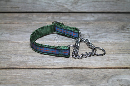 Flower of Scotland tartan - dog collar