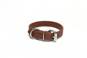 Milk Chocolate Brown Biothane Dog Collar - 3/4" (20mm) wide
