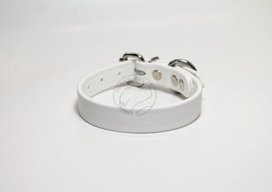 Snow White Biothane Dog Collar - 3/4" (20mm) wide