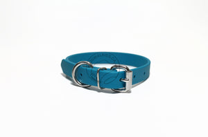 Oasis Blue Biothane Dog Collar - 3/4" (20mm) wide