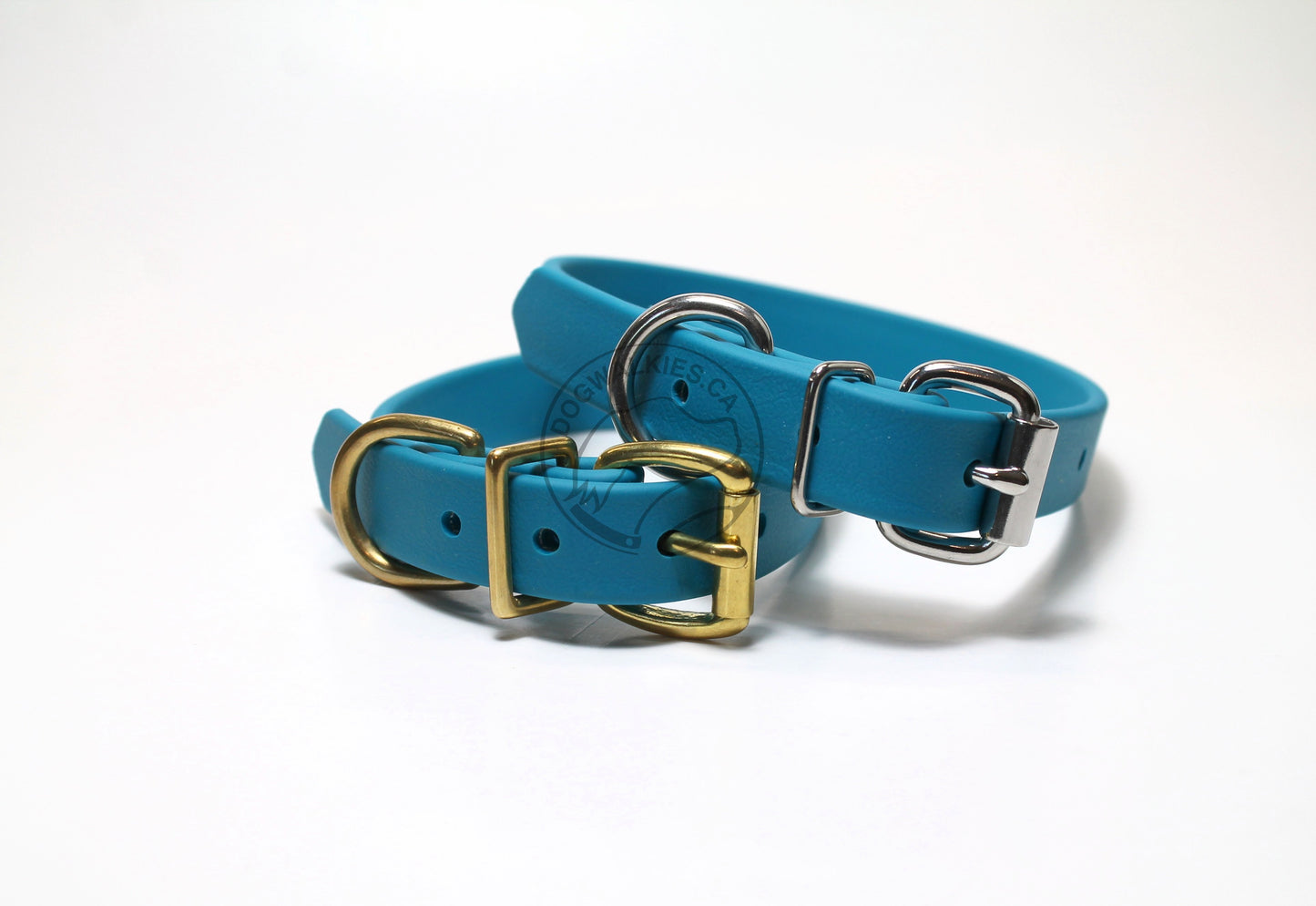 Oasis Blue Biothane Dog Collar - 3/4" (20mm) wide