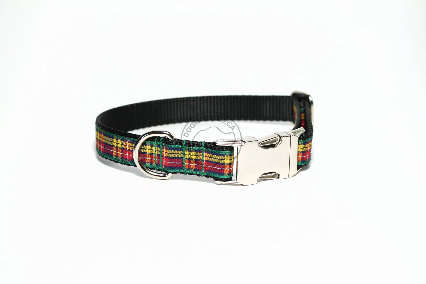 Buchanan clan tartan - dog collar