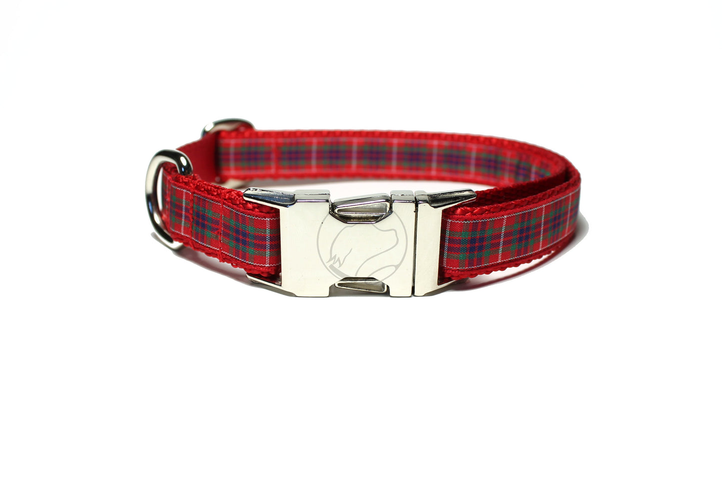 Fraser Clan tartan - dog collar