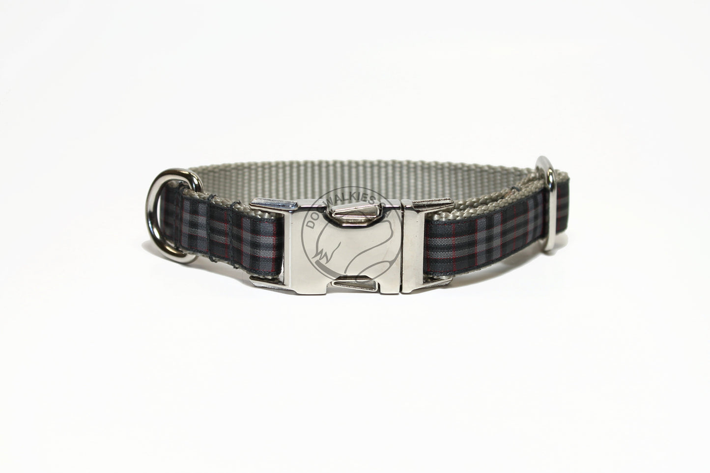 Pride of Scotland Silver tartan - dog collar