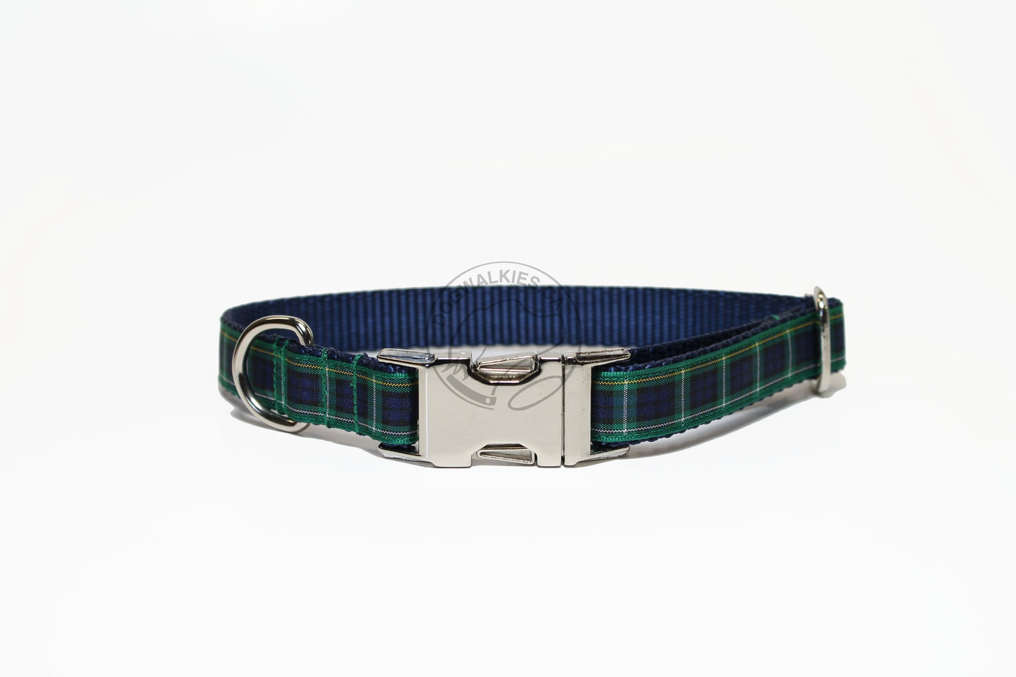Campbell clan tartan - dog collar