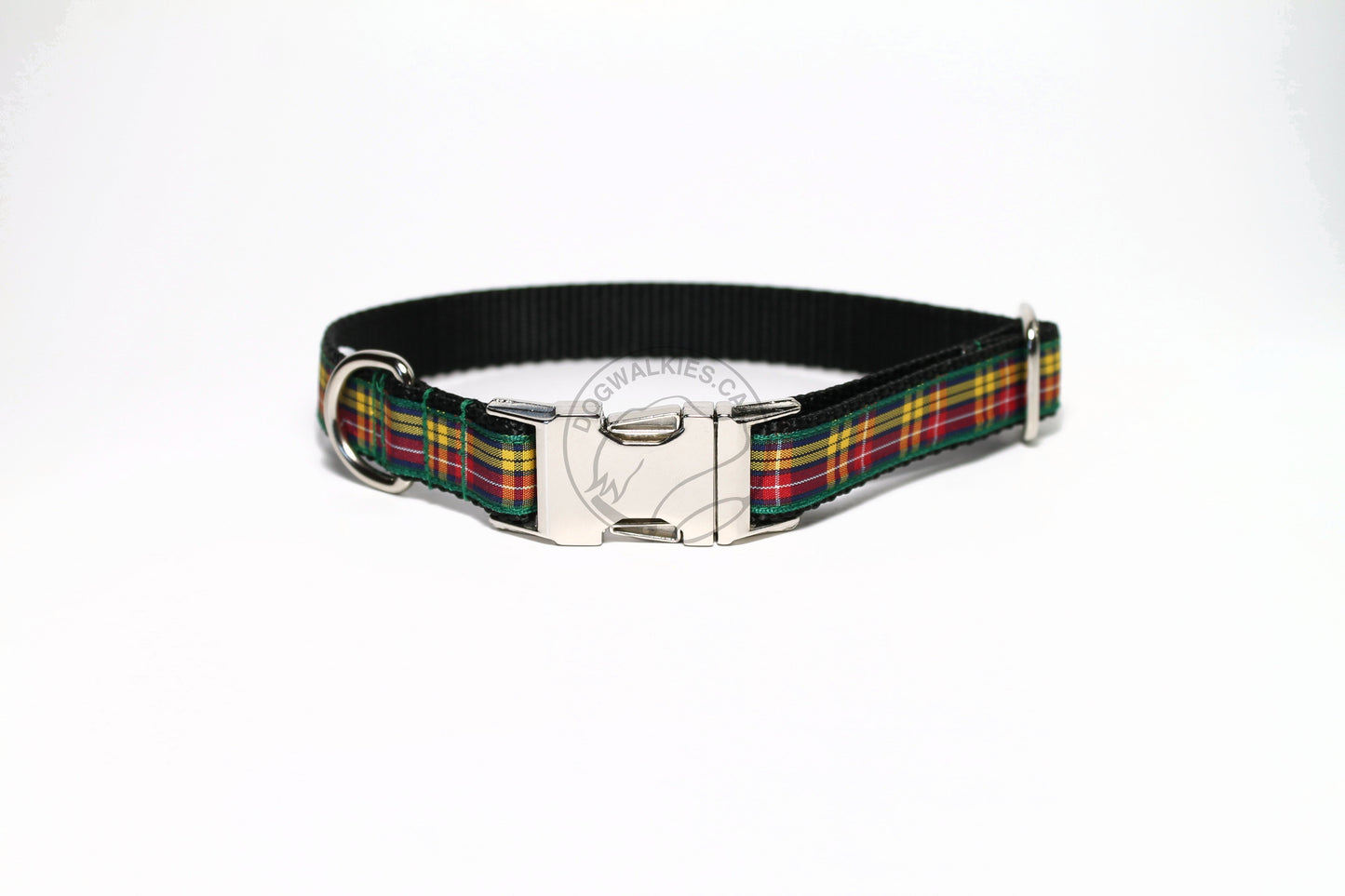 Buchanan clan tartan - dog collar