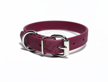 Medium Dog Collar in Genuine Biothane - 20mm (3/4") width - 40 colours