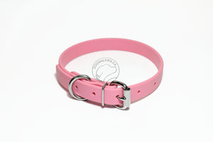 Bubblegum Pink Biothane Dog Collar - 3/4" (20mm) wide