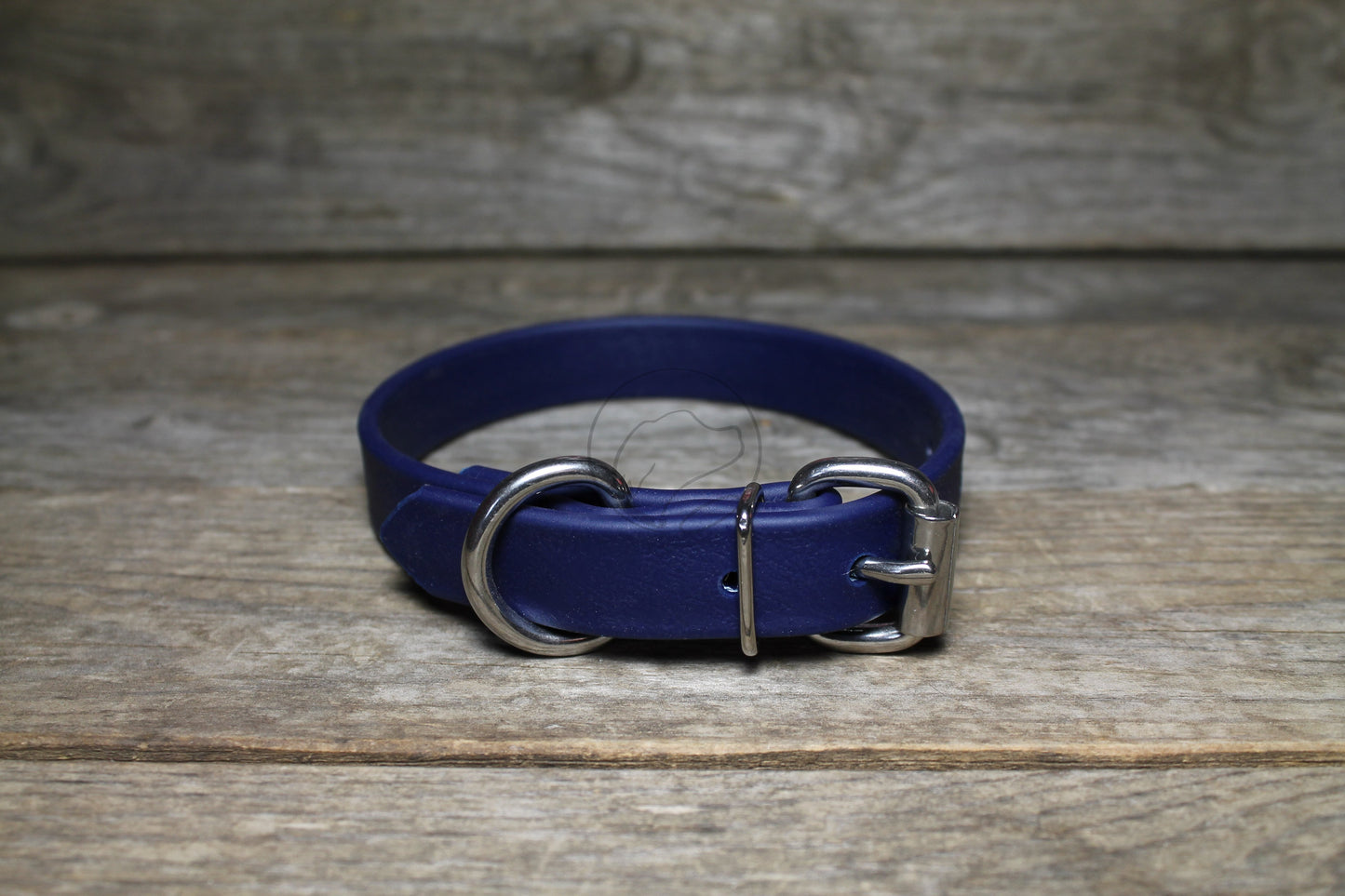 Navy Blue Biothane Dog Collar - 3/4" (20mm) wide
