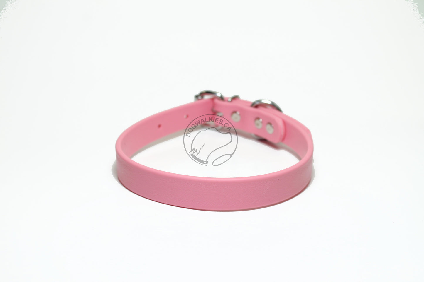 Bubblegum Pink Biothane Dog Collar - 3/4" (20mm) wide